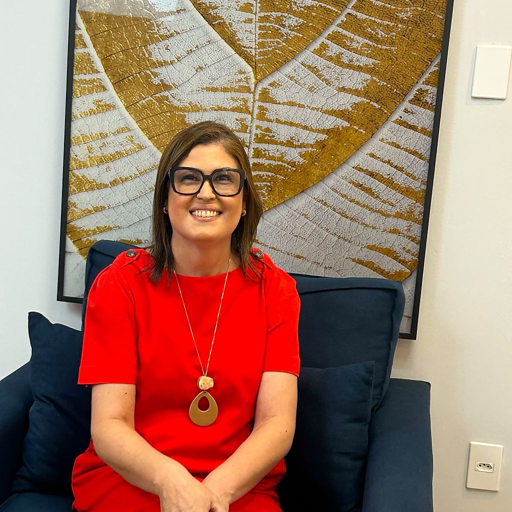 Nirã Valentim, psicóloga, no Espaço TeSer, pronta para acolher a primeira sessão